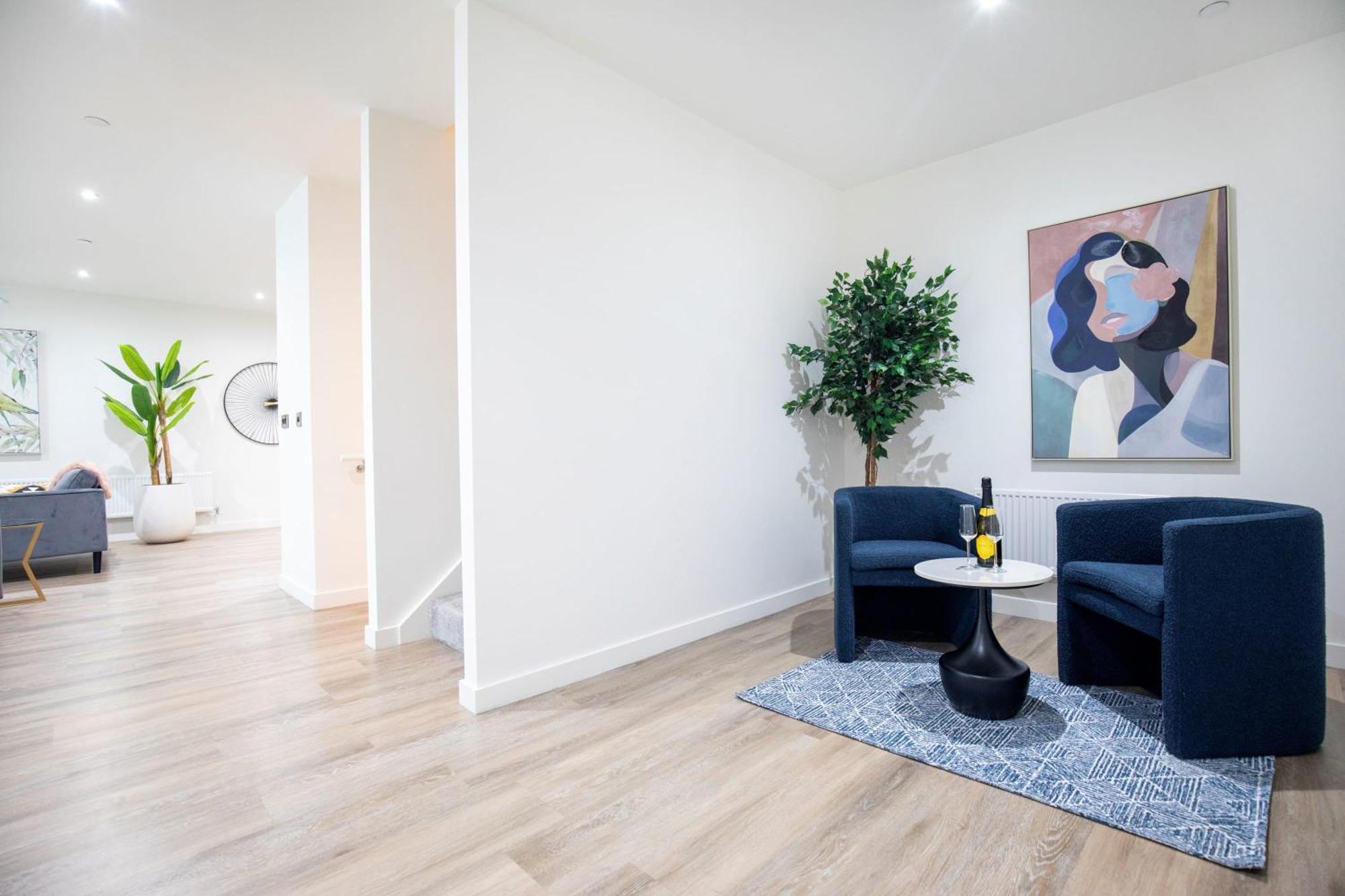 Luxury Free Parking Townhouse Villa Манчестър Екстериор снимка